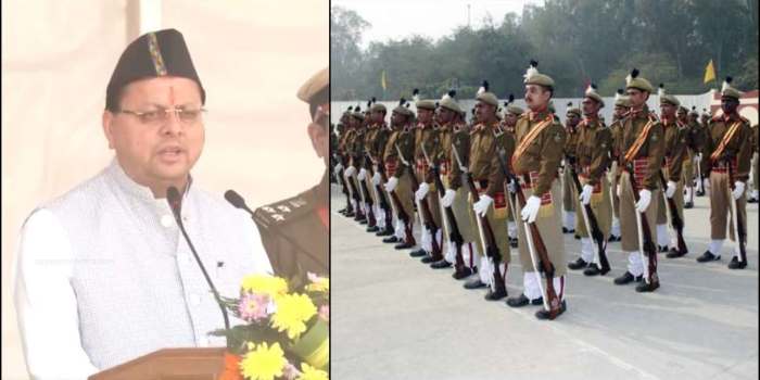 image: CM Dhami announcements on Home Guard Foundation Day