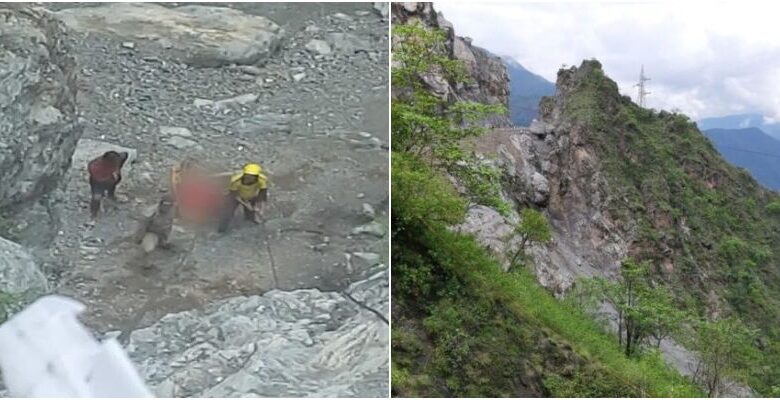 image: Young man fell into deep gorge while taking selfie