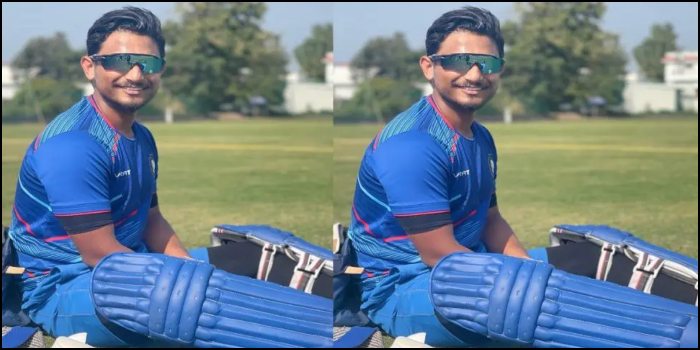 image: Vaibhav Bhatt scored a brilliant century in Ranji Trophy.