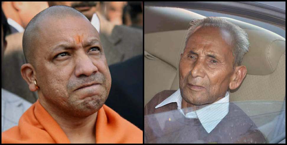 image: Yogi adityanath father anand singh bisht died