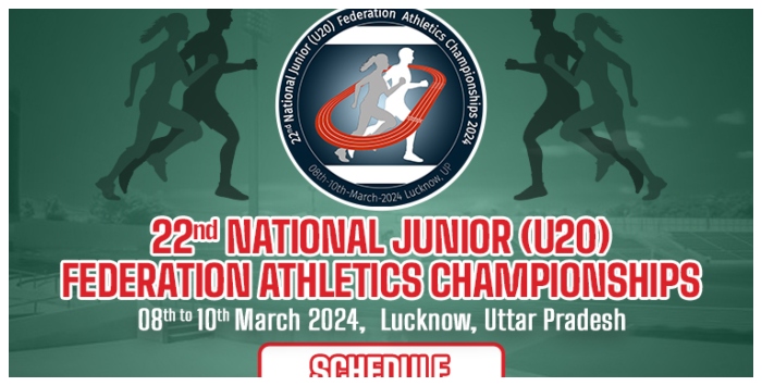 image: 22nd National Junior Under-20 Federation Cup Athletics Championship 2024.