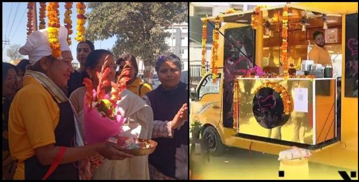 image: transgender aditi sharma started a food truck in dehradun.