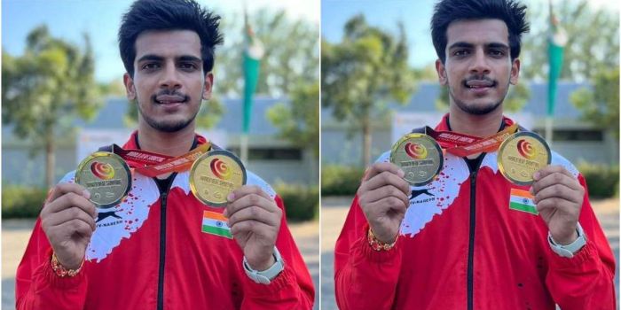 image: Uttarakhand Shooter Shaurya Won Gold And Silver Medal in Germany