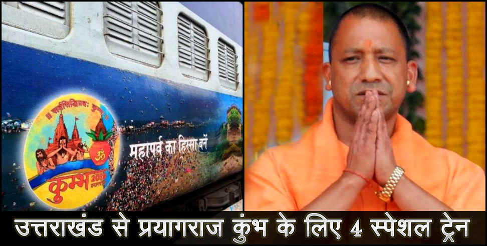 image: Special train for prayagraj kumbh from uttarakhand