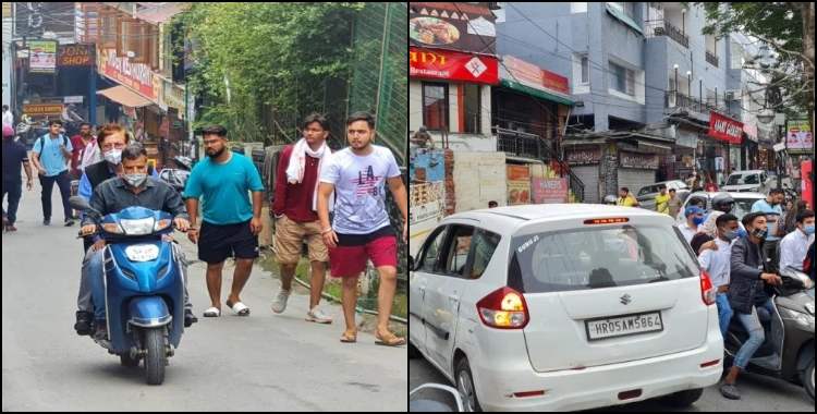 image: Crowd of people at Uttarakhand tourist places