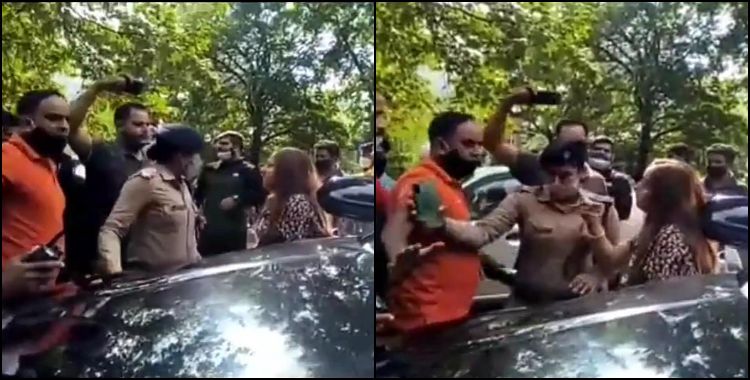 image: Delhi tourists misbehave with Nainital women police