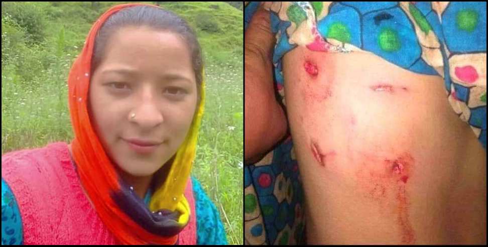 image: Chamoli vaan village girl Radha fought with bear