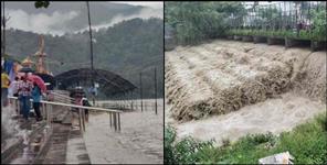 Uttar Pradesh News: Uttarakhand rains rivers in heavy flow