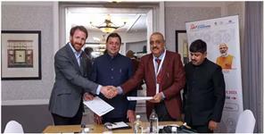 Chief Minister Dhami in London on Global Investors Conference AMU signed with French company