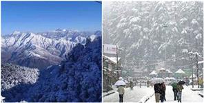 Uttar Pradesh News: Heavy snowfall in hilly areas.