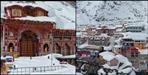 There is continuous snowfall in Badrinath.